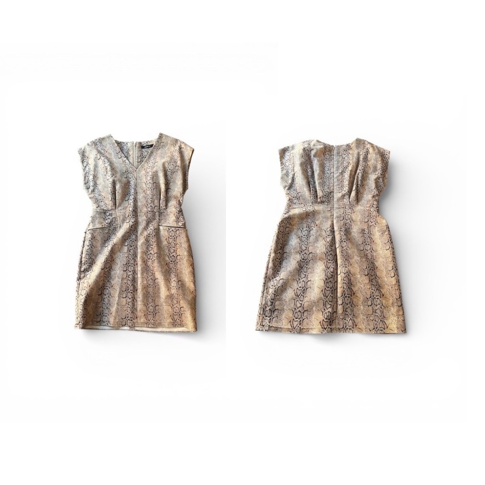 Elegant Snake Print Dress Size L Ark & Co